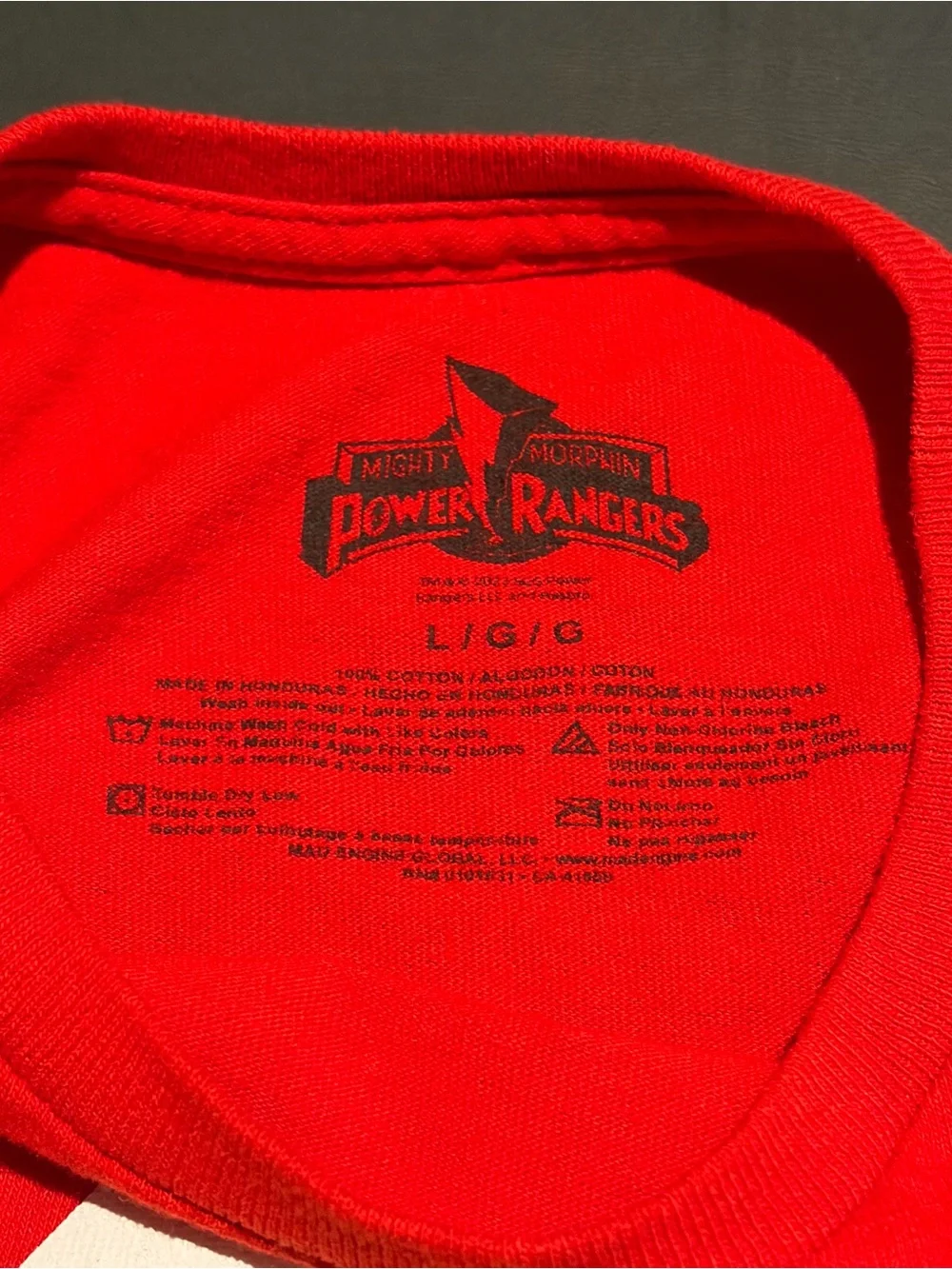 Power Rangers Red Ranger T-Shirt - Picture 4 of 4